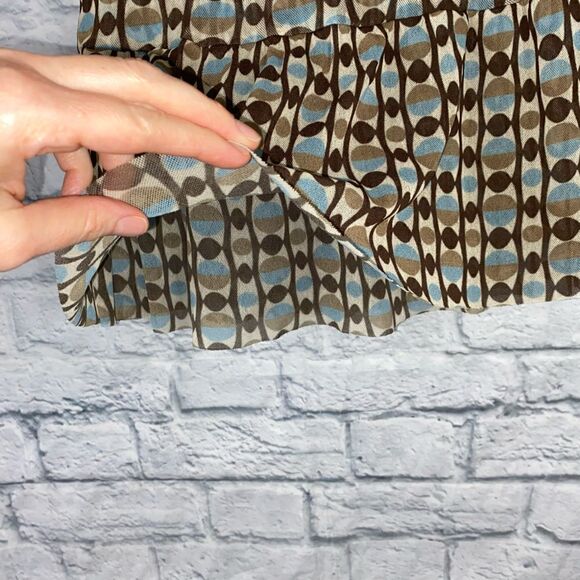 Sweet pea by Stacy frati drop waist double layer print dress sz small girls - Picture 3 of 8